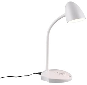 Biała lampa stołowa LED (wys. 38 cm) Load – Trio