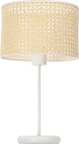 Lampka nocna z rattanowym abażurem Akra
