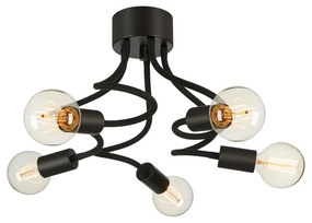 Czarna lampa sufitowa Markslöjd Medua Ceiling 5L