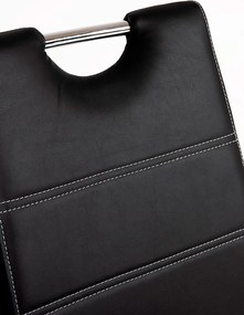 Zestaw 4 Krzese Hallen Ekoskóra