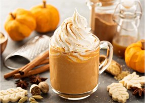 Obraz - Dyniowa latte (70x50 cm)