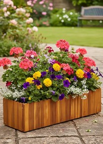 Donica ogrodowa z drewna akacjowego G8-B44