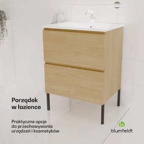 Blumfeldt Johnstone szafka łazienkowa z umywalką