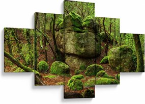 Obraz magicznego lasu (125x70 cm)