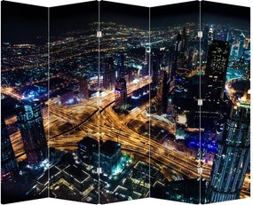 Parawan - Miasto nocą (210x170 cm)