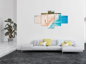 Obraz - Bieg na plaży (125x70 cm)