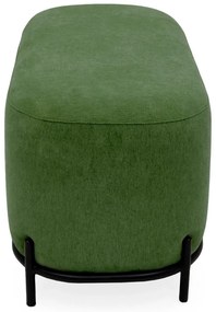 Zielony puf Tenzo Harry, szer. 82 cm