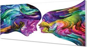 Panel nad Blat Kuchenny Ludzie w Kolorowych Mazach