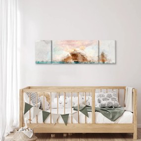 Obraz - Malediwy, drewniane molo (170x50 cm)