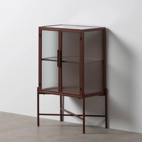 Ceglasta metalowa witryna 52x90 cm Harris – Ixia