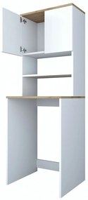 Szafka nad pralkę Karin White and Walnut