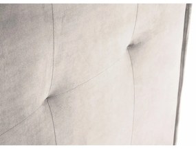 Kremowy zagłówek 160x120 cm Monica – Milo Casa