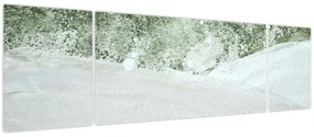 Obraz - Abstrakcja pędzle (170x50 cm)