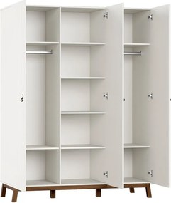 Beżowa szafa dziecięca 149x196x58 cm Sezane – Vipack