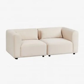 Sofa Modułowy 2-częściowy Fogler Sztruks Beż Lniany - Sklum