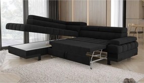 Narożnik SELVA L z funkcją spania i pojemnikiem Lewostronny w tkaninie AUSTIN 21 WERSAL