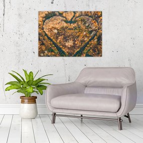Obraz - Rzeka w kształcie serca (70x50 cm)