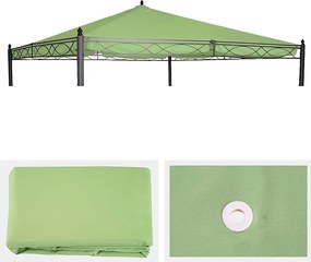 Wymiana pokrycia dachu pergoli Calpe III,  Zielony