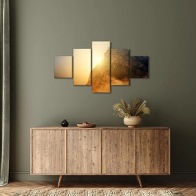 Obraz góry we mgle (125x70 cm)