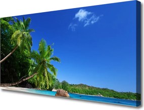 Obraz canvas Rajskie Wybrzeże pod Palmami