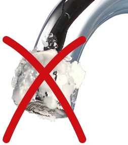 Silikonowa nakładka na kran DIAMENT czyści z kamienia i osadów