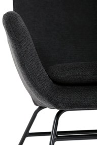 Fotel bujany BK2, czarny