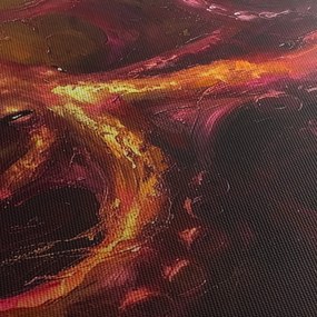 Obraz - Ośmiornica, obraz olejny (125x70 cm)