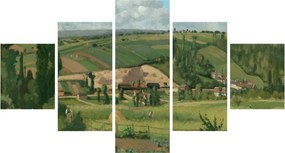 Obraz - Camille Pissarro, Landscape at Les Pâtis, Pontoise, reprodukcje (125x70 cm)