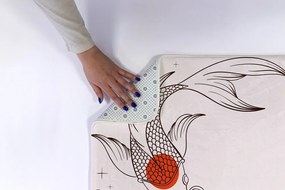 Dywanik pod prysznic Dywanik pod prysznic Karpie Koi Rybki