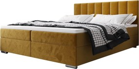 BEDANTE Łóżko kontynentalne ZILANO2 140x200 Itaka 33 Pomarańczowy