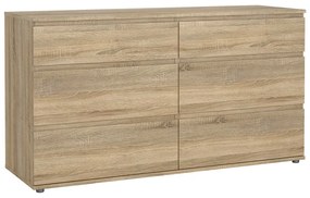 Niska komoda w dekorze dębu 153x84 cm Nova – Tvilum