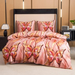 PrzytulneMieszkanie.pl PrzytulneMieszkanie.pl Pościel z mikrofibry MONARELLE różowa Rozmiar pościeli: 70 x 80 cm | 140 x 200 cm