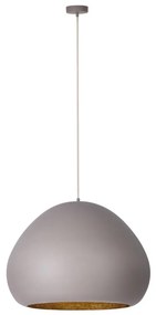 Żyrandol na lince LAVA 1xE27/15W/230V taupe/złoty