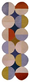 Wełniany chodnik tkany ręcznie 80x230 cm Mia Ellipse – Flair Rugs