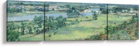 Obraz - Theodore Robinson, The Valley of the Seine, From the Hills of Giverny, reprodukcje (170x50 cm)