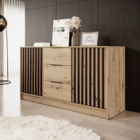 Komoda NELIANA 155 cm do Salonu Sypialni Dąb artisan