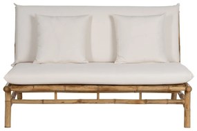 Biała sofa 135 cm Bamboo – Ixia