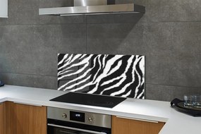 Szklany Panel Detal Pasków: Sierść Zebry