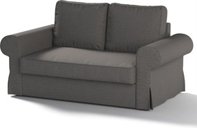 Pokrowiec na sofę Backabro 2-osobową rozkładaną kolor szary tkanina strukturalna
