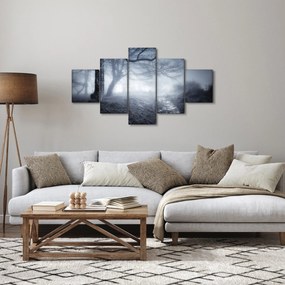 Obraz- Droga we mgle (125x70 cm)