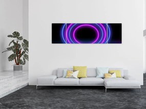 Obraz kolorowych kółek (170x50 cm)