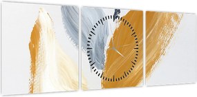 Obraz - Minimalistyczny obraz (z zegarem) (90x30 cm)