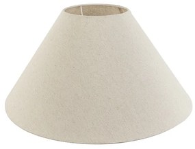Klosz do lampy beżowy | 50/17,5/25 cm