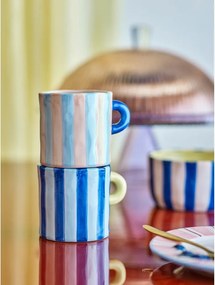 Niebieskie/różowe kubki zestaw 2 szt. ceramiczne 250 ml Phoenix – Bloomingville