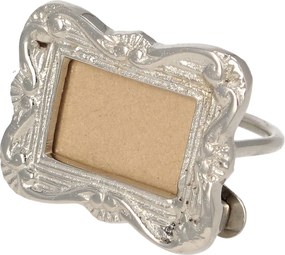 Obrączka na serwetkę Silver Frame