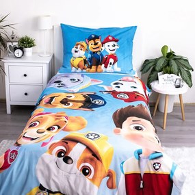 Dziecięca pościel jednoosobowa z mirowłókna 140x200 cm Paw Patrol – Jerry Fabrics