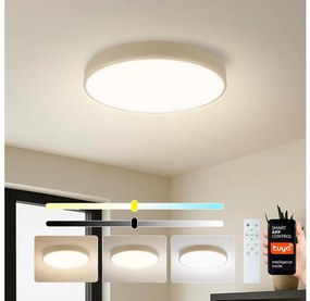 Brilagi - Ściemnialna oprawa LED POOL SMART LED/48W/230V Ø 40 cm Wi-Fi Tuya beżowa +PILOT