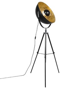 Candeeiro de pé industrial tripé preto - Magna 50 Eglip