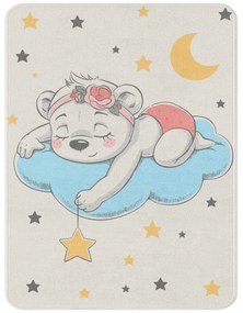 Biały dywan dziecięcy 100x140 cm Happy Dreams – Oyo Concept