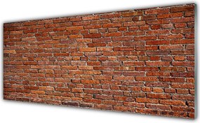 Panel Szklany Industrialny Mur Ceglany